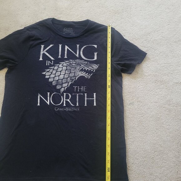 King Of the North T Shirt Game Of Thrones Official Medium - Picture 6 of 8